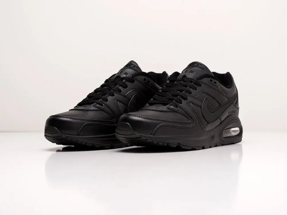 término análogo Lleno Frenesí Nike zapatillas de deporte Air Max Commander, de cuero negro, para  hombre|Calzado vulcanizado de hombre| - AliExpress