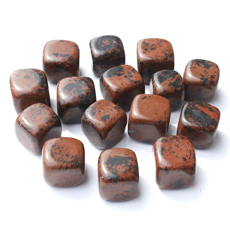 

1 Kg Natural Red Obsidian Crystal Tumbled Stone For Home Decor