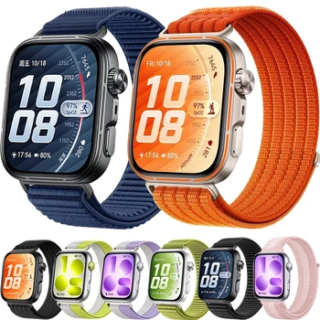 Bracelet en nylon officiel pour Huawei Watch Fit 5-4-3, bracelet tressé confortable et respirant pour Huawei Watch Fit 5/4 Pro