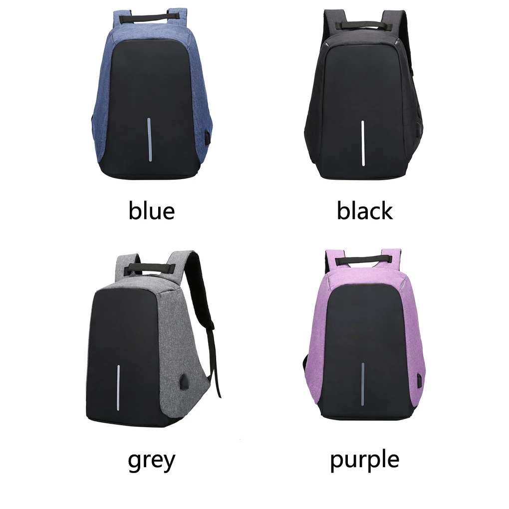 

Anti-theft Backpack Carrying Bag Laptop Backpacks Laptops Carrier Bags Blue