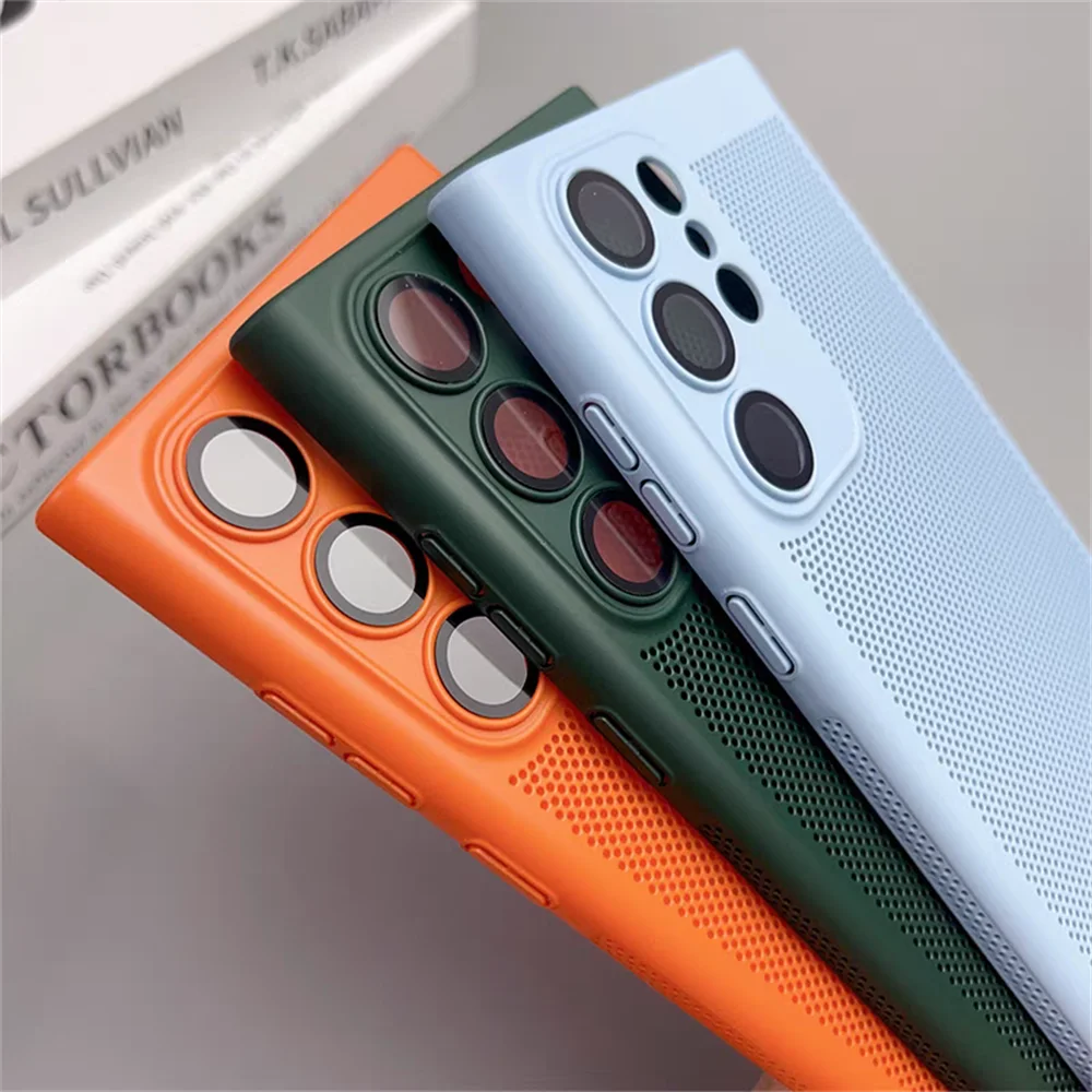 Mesh Heat Dissipation Breathable Shockproof Cooling Hard Case Cover