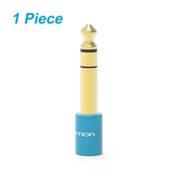 Premium 6.5mm to 3.5mm Audio Adapter for Amplifiers and Electric Guitars - 2 Pack (1 Piece)