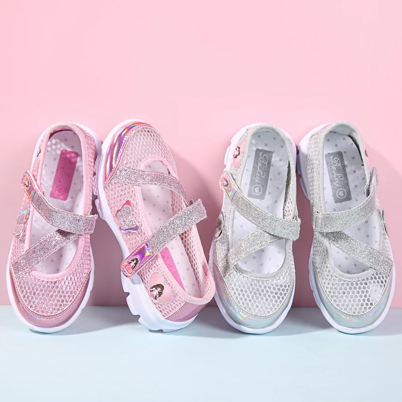 Girls Sandals Cartoon Sweet Soft Sole Children Beach Shoes Children's Summer Floral Sandals Princess Shoes Fashion Cute - 6