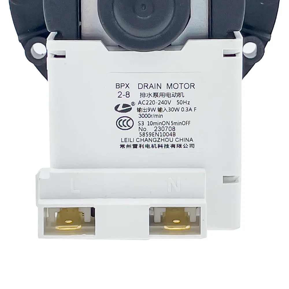BPX2-7 BPX2-8 AC220-240V 50Hz 30W 3000r/min 5859EN1004B Drain Pump Motor For LG Washing Machine Washer Drainage Parts