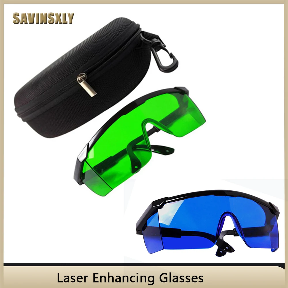 GreenBlueLaserEnhancingGlassesForLaserlevelAdjustableProtectionEyeSafetyVertical