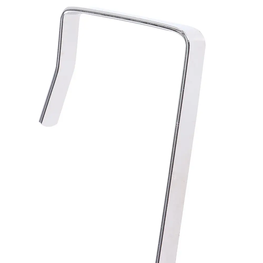 4Pcs Metal Bathroom Door Hanger Clothes Coats Hanger Hanging Towels Rack Cabinet Door Hooks Coat Hook Over The Hook