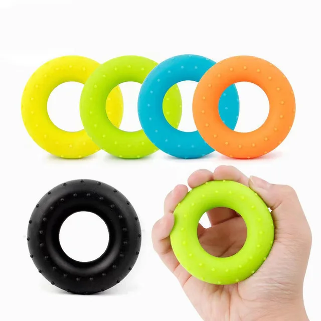 Silicone Finger Gripper Ring Hand Muscle Strengthener Ring Wrist Finger Trainer Exercise Carpal Expander Workout Fitness Device Silicone Finger Gripper Ring Hand Muscle Strengthener Ring Wrist Finger Trainer Exercise Carpal Expander Workout Fitness Device
