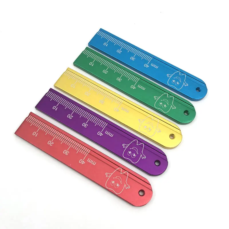 

Stainless steel dental ruler Color ring ruler finger ring ruler root canal length measurement ruler Dental tools materials