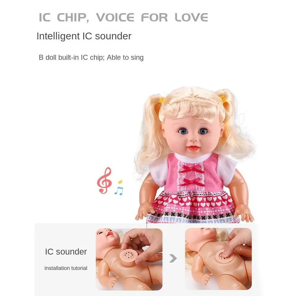 Trendy Plastic + Metal Dolls Pram Iron Support Frame Play Game Stroller Role Play Furniture Toy Little Girls Boys