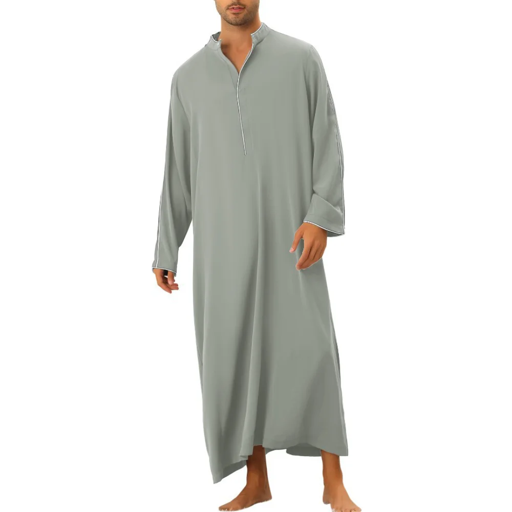 

Muslim Fashion Jubba Thobes Islamic Clothing Men Arabic Moroccan Kaftan Dubai Eid Prayer Robes Dress Traditional Djellaba Abaya