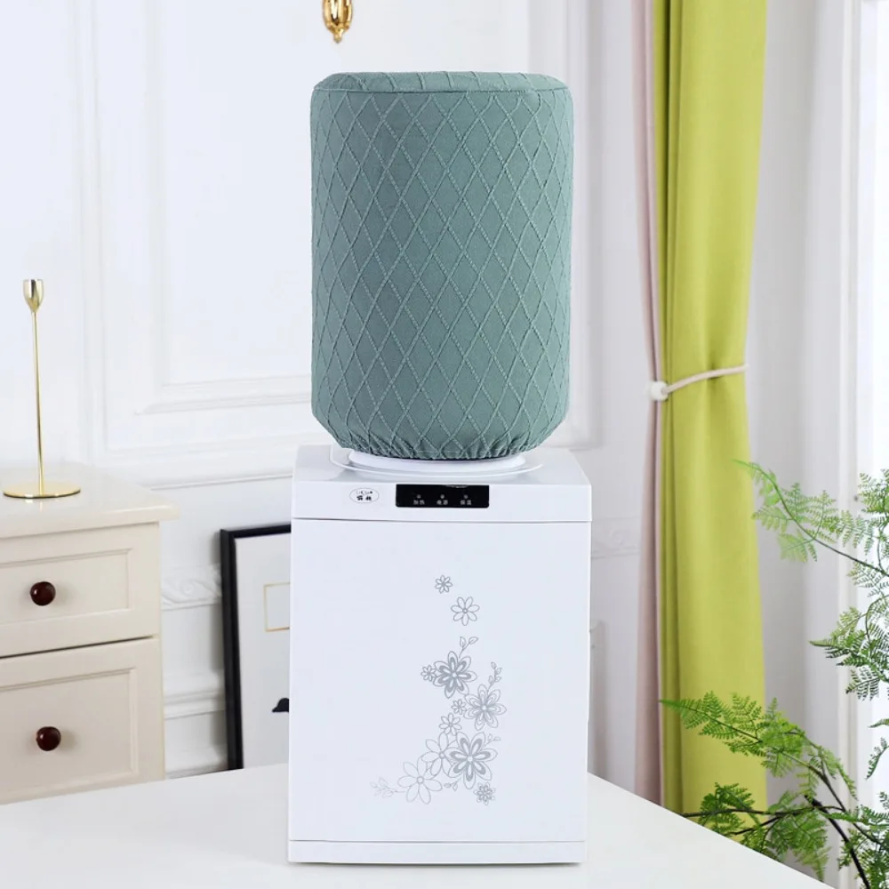 Dust-Proof Reusable Water Dispenser Cover - Durable Elastic Solid Color Sleeve