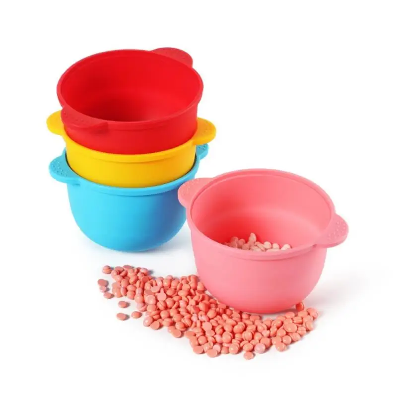 400ml Wax Warmer Heat-resisting Silicone Bowls Hair Removal Wax Replacement Pot