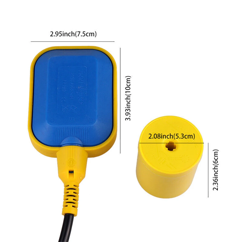 UK221 Plastic Cable Type Water Level Float Liquid Level Switch Water Tower Tank Automatic Plastic Float Switch