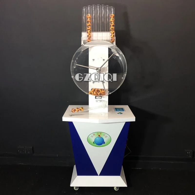 Lottery Machine by mechanism for lottery games with balls holder on the top ruleta casino bingo chips
