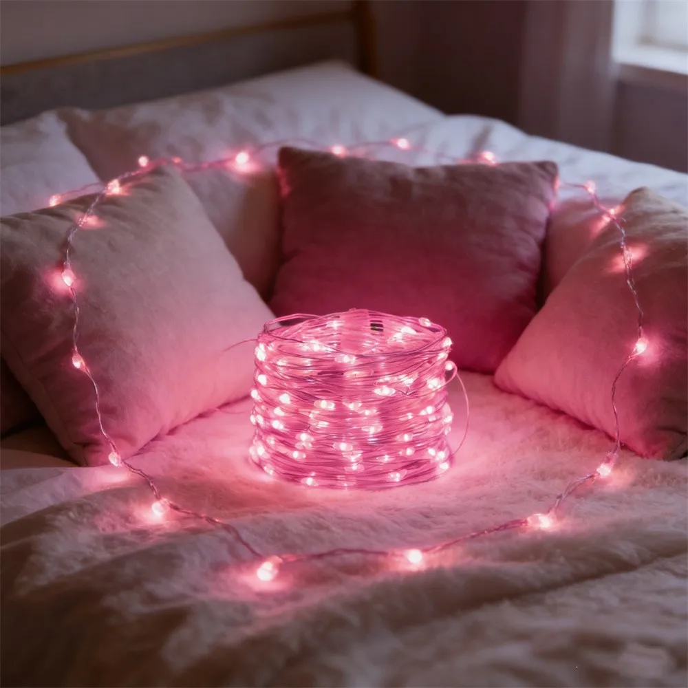 รูปสินค้า ไฟประดับ LED สายไฟเงิน สวยหรู ตกแต่งบ้าน งานเทศกาล
