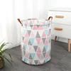 Large Capacity Fabric Laundry Basket Folding Waterproof Clothes Storage Basket Home Children Toy Sundries Storage Bag Organizer 6