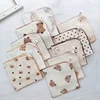 Cotton Baby Face Towel Newborn Baby Items 4 Layer Muslin Baby Bibs Handkerchief Soft Saliva Towel Triangle Feeding Burp Cloths 1
