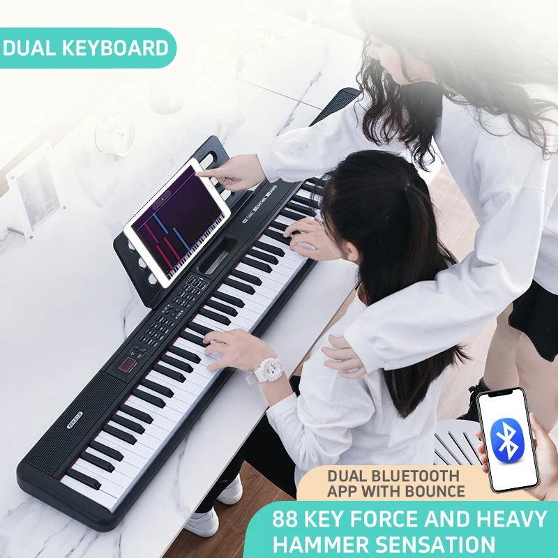 88-key standard key electric piano for beginners piano electronic organ