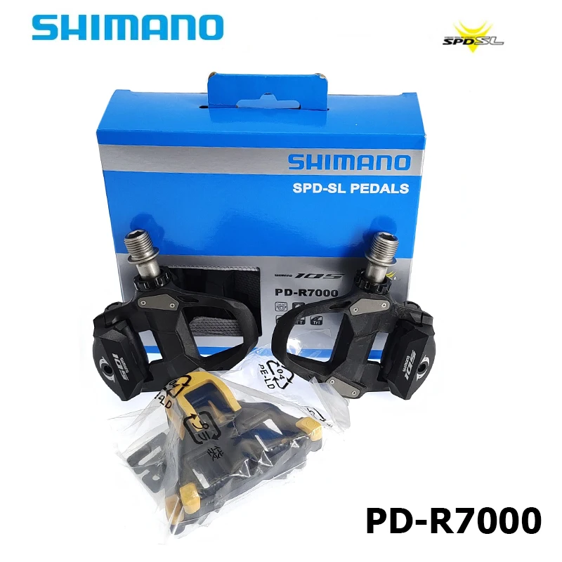 

Педали для шоссейного велосипеда Shimano 105 PD R7000, автоматическая педаль для дорожного велосипеда, самоблокирующаяся педаль с шипами SH11, детали для велоспорта