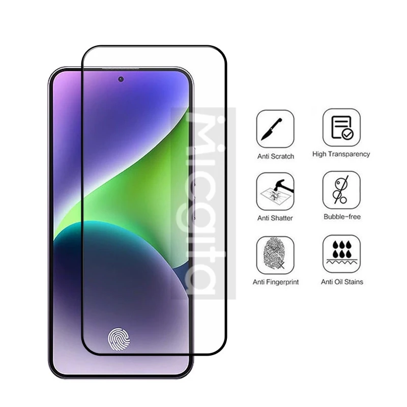 Premium Full Coverage Tempered Glass Screen Protector - 9H Anti-Scratch Front Film, Available in Multiple Quantities