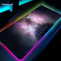 90x40 RVB The Elder Scrolls V Skyrim Grand Tapis de Souris tapis de Souris Pour Ordinateur Portable Ordinateur Portable Clavier D'ordinateur Tapis De Souris Gamer Jouer Tapis 