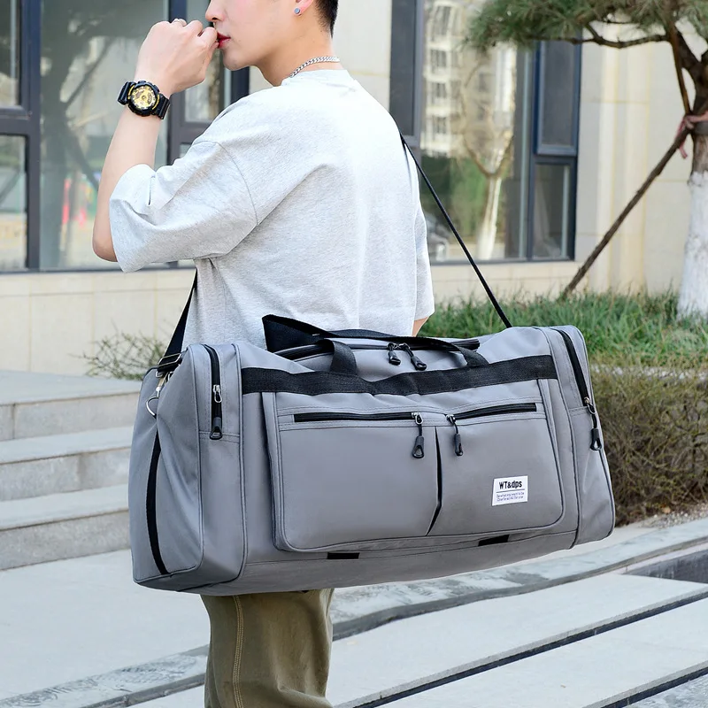 Large Capacity Portable Travel Bag Luggage Bag Waterproof Nylon