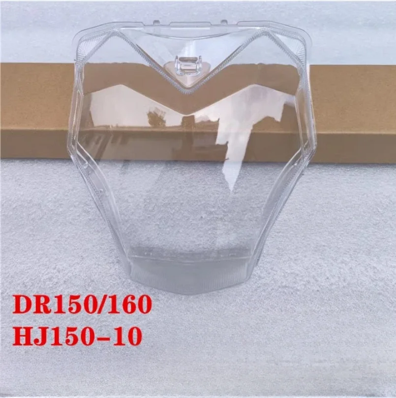 Suzuki Haojue DR160 160S DR150 HJ150-10/10A motorcycle headlight glass transparent glass cover lamp housing car accessories