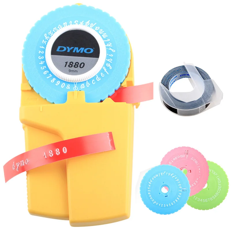 Dymo 1880 Organizer Xpress 수동 라벨 메이커 프린터, 3D 엠보싱..