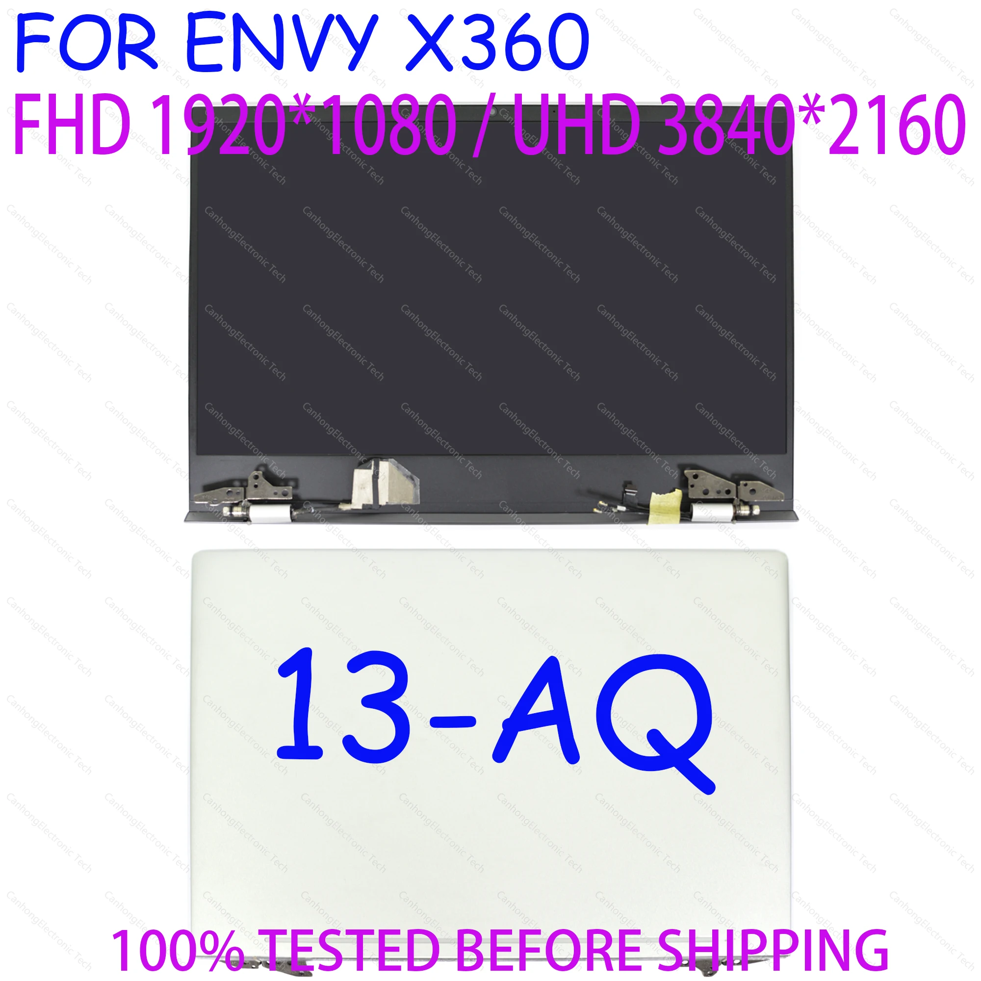 Assemblea Completa Completa Della Sostituzione Completa Del Computer Portatile Con Le Cerniere Tpn-W144 Originale 13.3 «Per L'Esposizione Lcd Del Touc