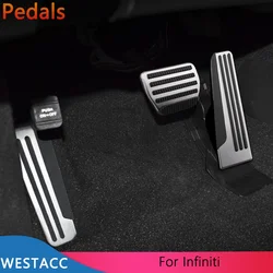 Car Pedals Gas Brake Rest Pedal Cover for Infiniti Q50 Q50L QX70 Q70 Q60 G35 G37 EX35 EX37 FX35 FX37 FX50 Accessories