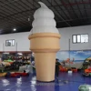 3m-6m Giant Inflatable Ice Cream Cone With Led Lights For Advertising Promotional Inflatable Ice Cream Model 5