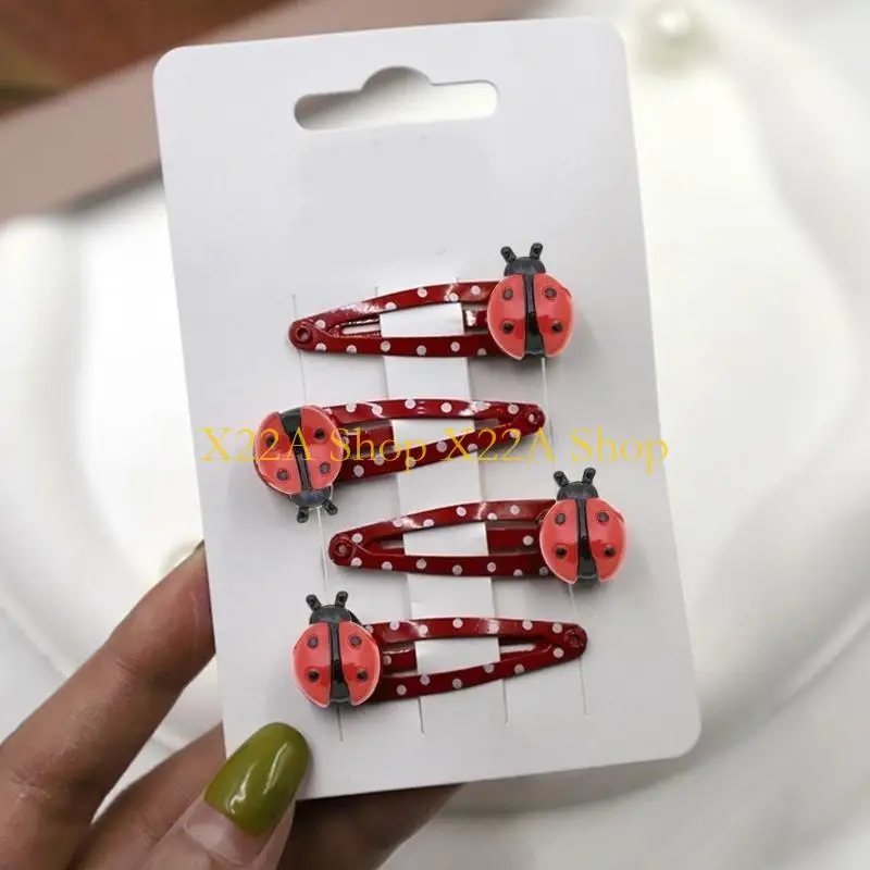 Lustige Marienkäfer Haarclips Für Damen Und Kinder Bunt_voghion.com