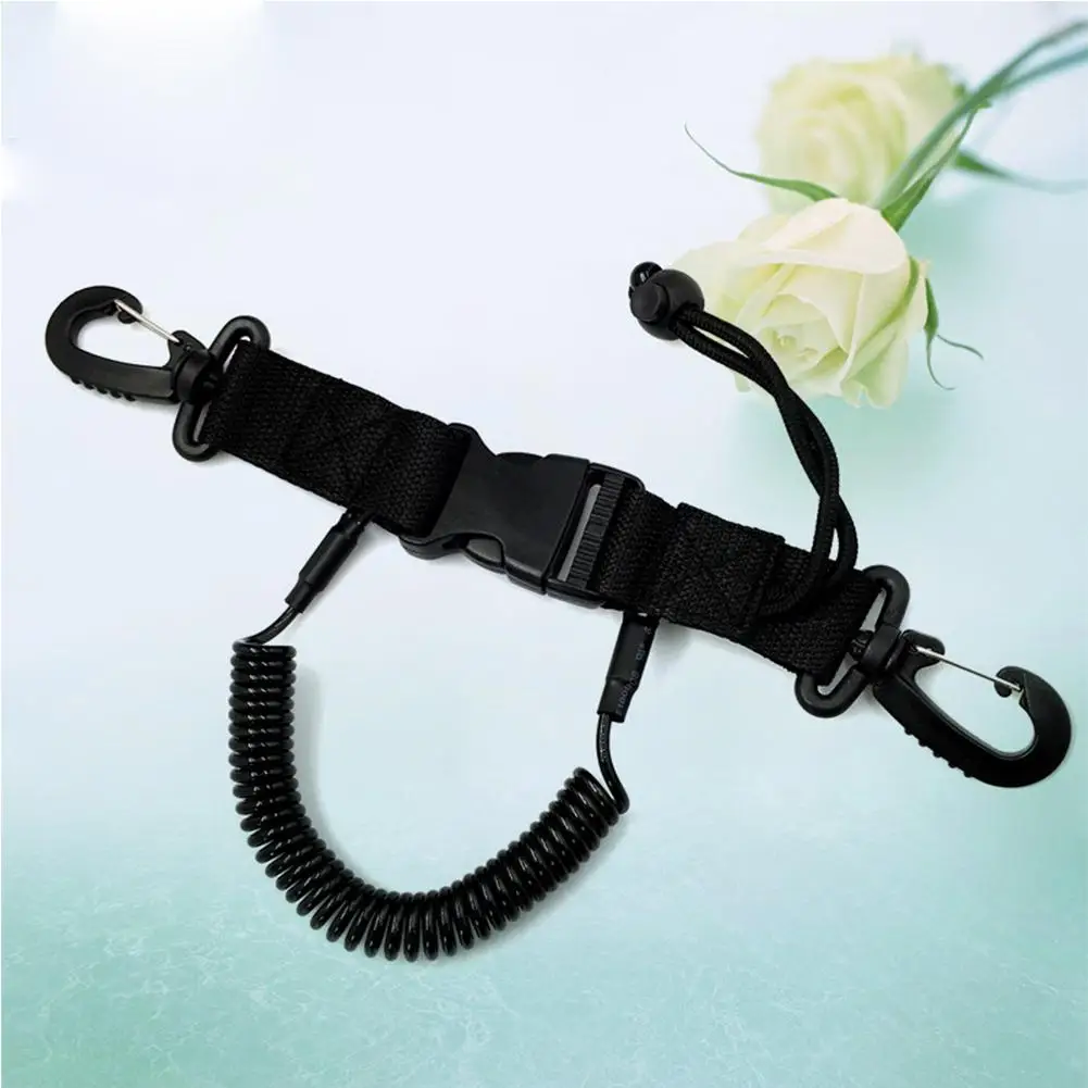 Scuba Diving Accessories Diving Lanyard Newest Scuba Diving Snappy Coil Springs Camera Lanyard Spiral With Ring Dive For Underwater Housing Flashlight Torch Outdoor