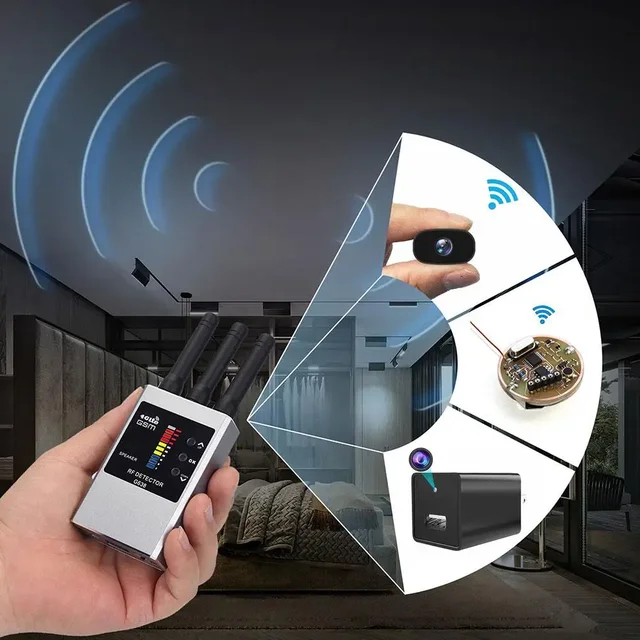 Anti Portable Pinhole Hidden Lens Detect Gadget For Gps Tracker Hidden Camera Finder Eavesdropping Devi C0v6 4