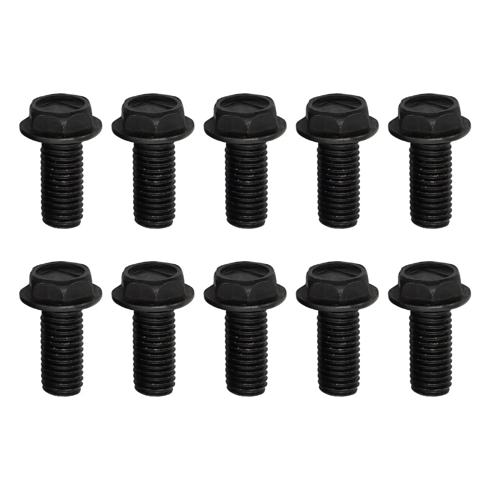 Parts Screw for Cutting Machine 10pcs Accessories Carbon Steel Hex Flange Left Hand Thread M8 M7 M6