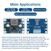 DC-DC Boost/buck Module 3.6-32V To 5V 9V 12V 5A Low Ripple Step-up/down Module Power Adapter Over Temperature Protection 2