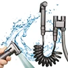 Handheld High Pressure Bidet Gun Set Accessories Bathroom Cleaning Toilet Spray Gun Stainless Steel Bathroom Bidet Accessories 1