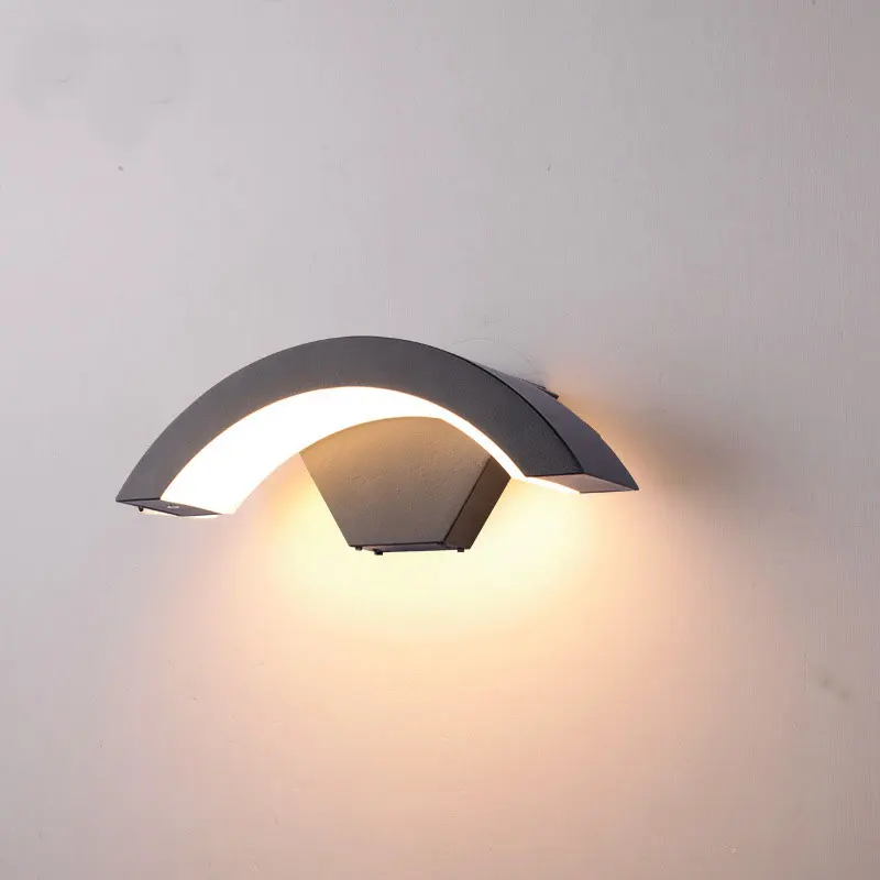 LED Wall Lamp with Motion Sensor for Outdoor Porch or Gardens Lighting