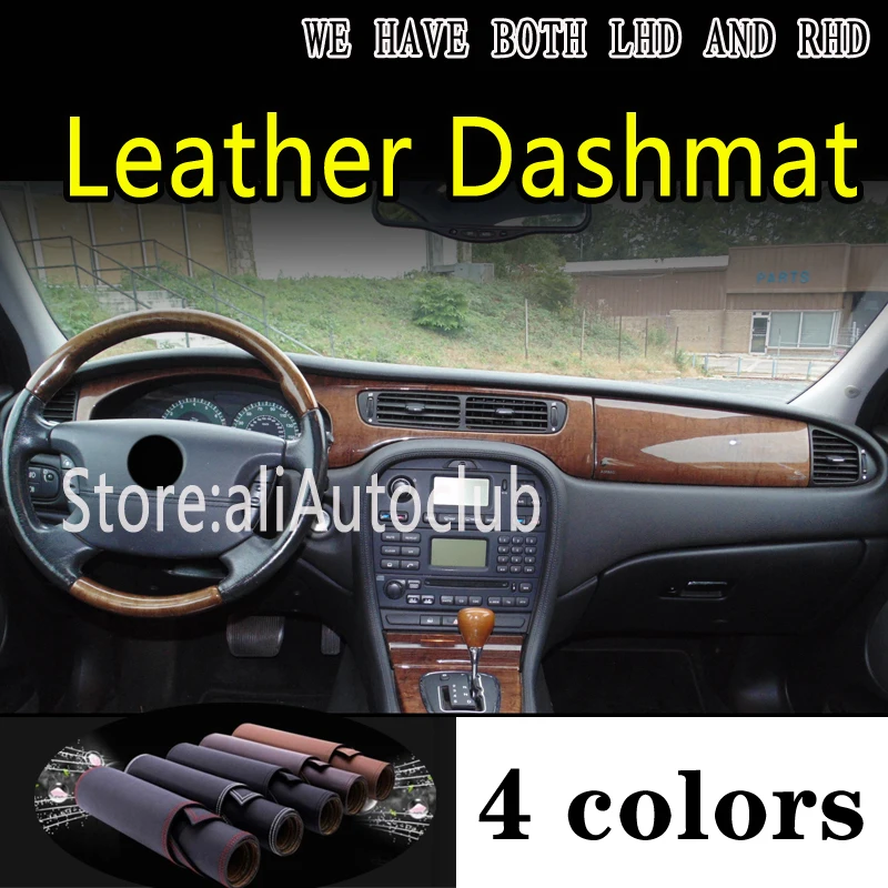 

Leather Dashmat Dashboard Cover Pad Dash Mat for Jaguar S-Type X200 202 204 x206 Accessories Atuo Interior Anti-slip Sunshades