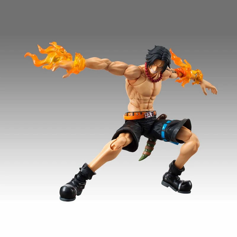 18CM Anime Figure One Piece Action Ace Fire Fist Escal D Ace Luffy Brother Toys Japan Anime Collectible Figurines PVC Model Toy images - 6