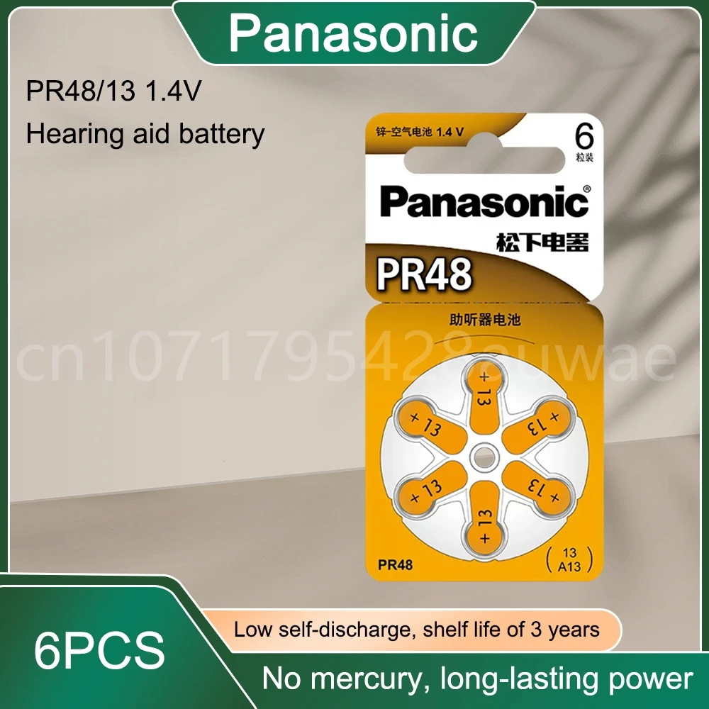 Batteria Per Apparecchi Acustici Panasonic Mini A13 13A 13 P13 Pr48 Batterie Ad Alte Prestazioni Per Apparecchi Acustici Dispositivo Di Ascolto