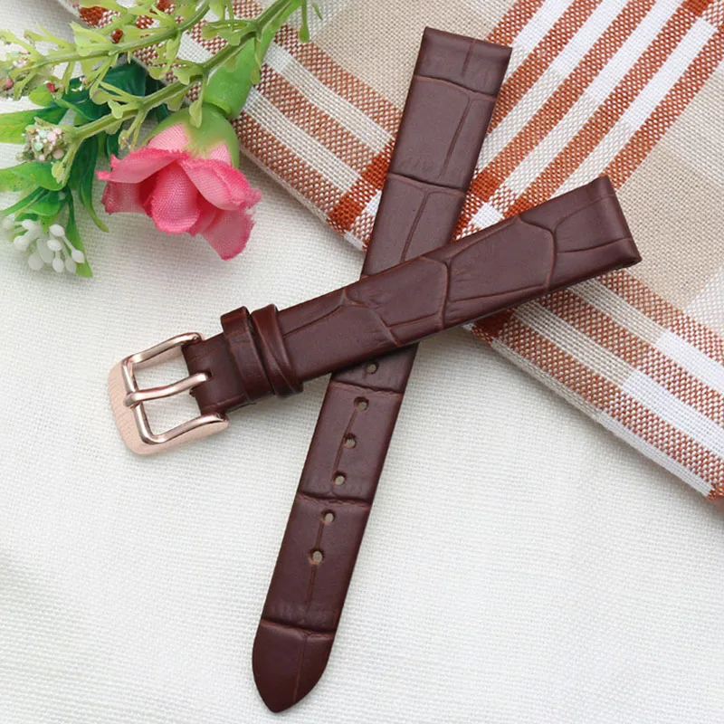 14mm Armani is full of stars Watch Band High Quality Genuine Leather Waterproof Strap For Armani  AR1911 AR1910 AR1802 Wristband