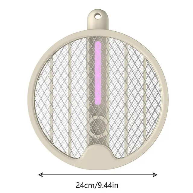 Usb Újratölthető Légy Zapper Swatter Összecsukható Csábító Csapda Szúnyog Gyilkos Lila Könnyű Hibák Ütő 3000 Voltos - Image 6