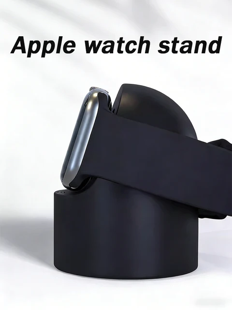 Station de chargement pour Apple Watch Ultra 11 10 9 8 7 6 SE 44 40 45 46 42 49mm, station de chargement en Silicone, accessoires pour bracelet de montre Apple 1