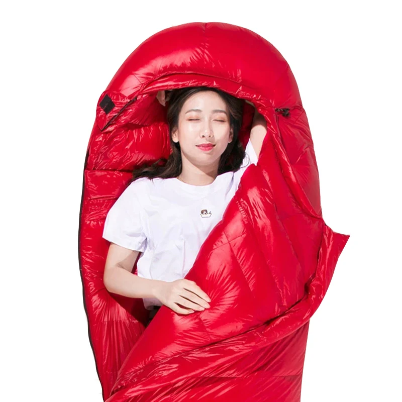95% White Goose Down Sleeping Bag Camping Sleeping Bag Goose Down Filled Adult Mummy Warm For Traveling Hiking,sleeping bag,survival sleeping bag,camping blanket
