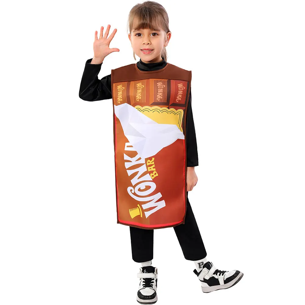 Umorden Unisex Boys Girls Chocolate Bar Winner Golden Ticket Costume for  Child Kids One Tunic - AliExpress 200000532