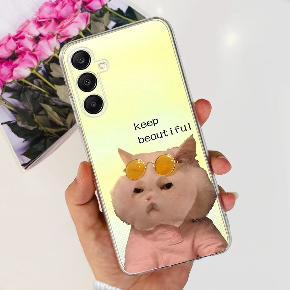 Luxury Painted Clear Silicone Case - Artistic Protective Cover