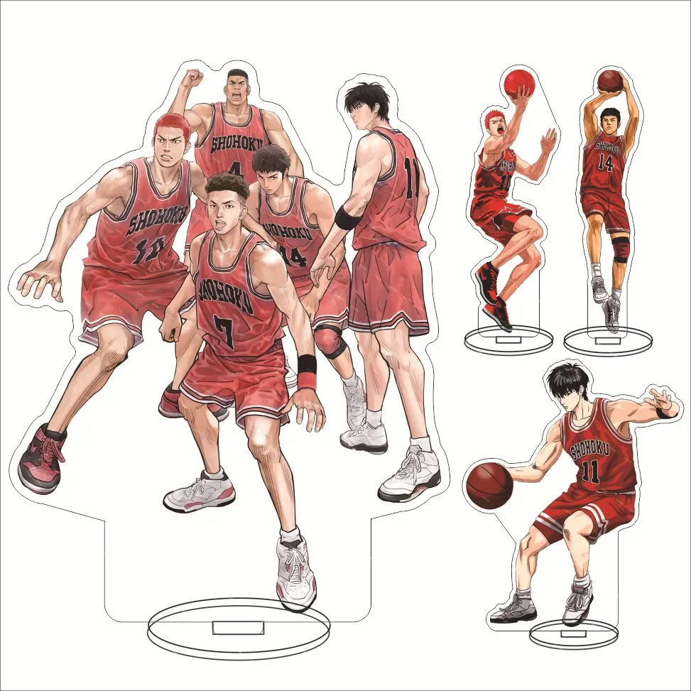 

SLAM DUNK Rukawa Kaede Sakuragi Hanamichi Hisashi Mitsui Ryota Miyagi Acrylic Keychain Key Chain Pendant Decoration