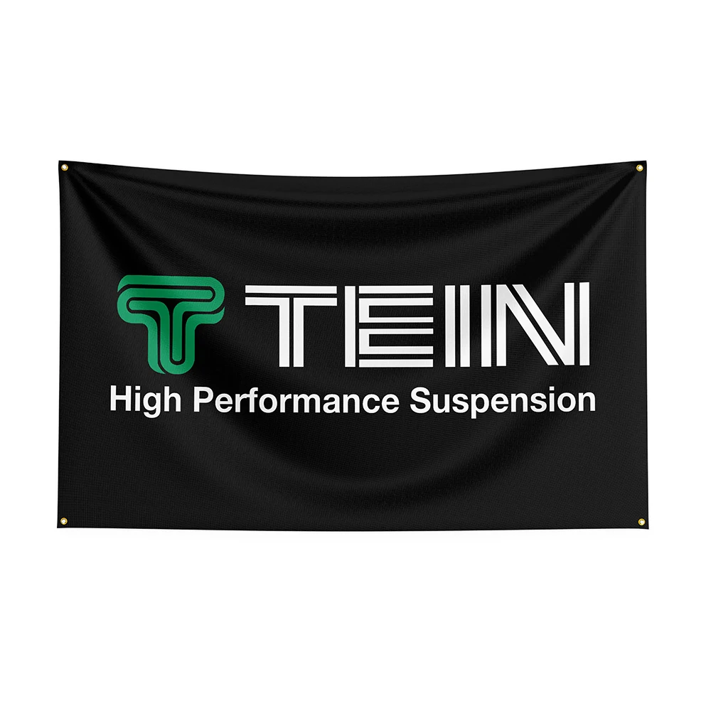 

3x5 Ft Teins Flag Polyester Printed Racing Car Banner For Decor