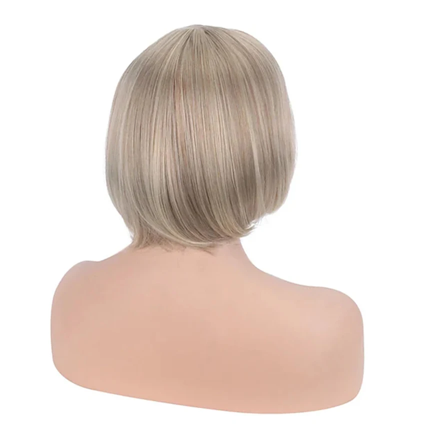 Natural Soft Wavy Long Curls Heat Resistant Synthetic Wig Women's Hairstyle-Elegant and Charming Blonde Wavy Hair Wig